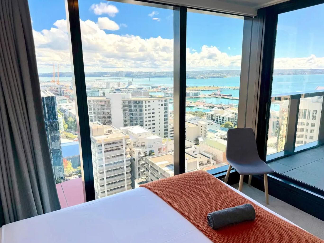 Gorgeous Seaview 2 Bedroom Apartment In Auckland Cbd Exterior foto