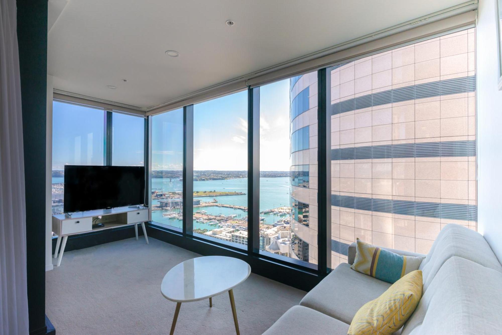 Gorgeous Seaview 2 Bedroom Apartment In Auckland Cbd Exterior foto